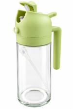 2-in-1 Sprayable & Pourable Glass Oil Dispenser Bottle – Adjustable Oil Control Sprayer for Cooking & Air Frying