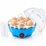 Electric Egg Boiler & Steamer with Transparent Lid – 7-Egg Capacity Multi-Function Cooker - Image 2